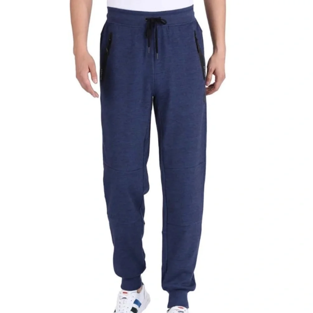 Navy Blue and Black Men’s Spyder Active Jogger Sweatpants Size S